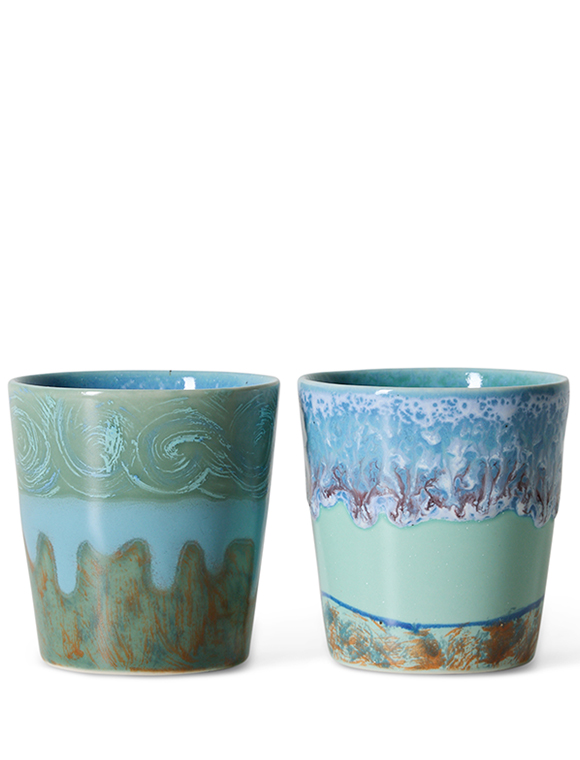 2er Set Coffee Mugs Van Gogh, 70s v. HKliving ★ Kundenbewertung "Sehr gut" ★ 12&percnt; Rabatt für Neukunden ★ Schnell verschickt ★ Bei car-Moebel.de