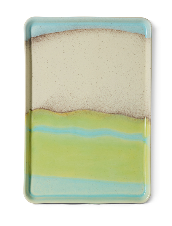 großes Tablett, 33x22,5 cm, 70s Keramik von HKliving ★ Kundenbewertung "Sehr gut" ★ 12&percnt; Neukundenrabatt ★ Schnell verschickt ★ Bei car-Moebel.de