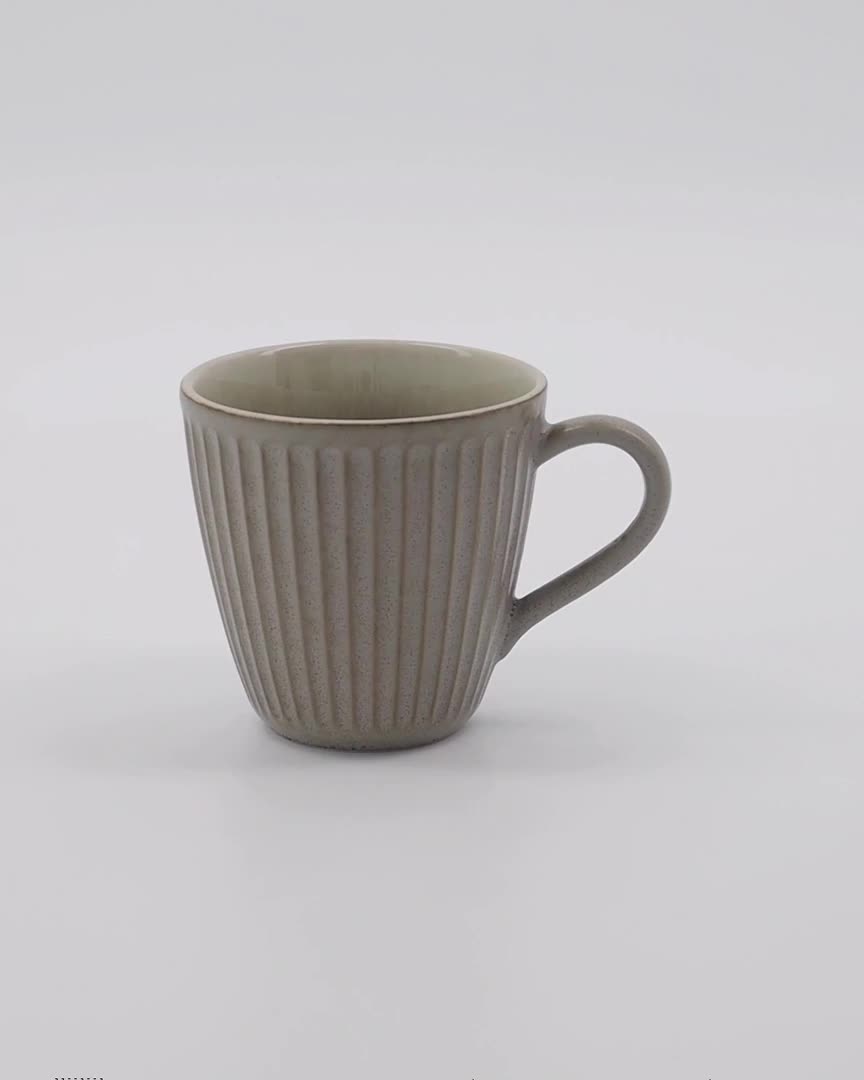 Tasse Pleat, 300ml, Steinzeug v. house doctor &#9733; Kundenbewertung "Sehr gut" &#9733; 10&euro; Rabatt für Neukunden &#9733; Schnell verschickt &#9733; Günstig bei car-Moebel.de